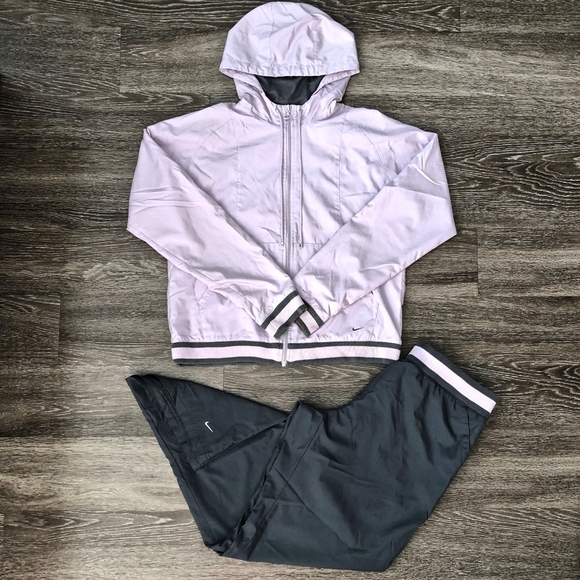 NIKE Lilac and Gray Windbreaker Suit - Picture 1 of 5